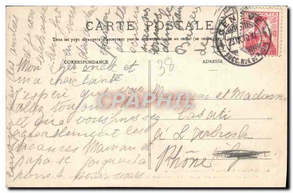 Grottes de La Balme - Salle du Dôme et Montée du Calvaire — Imp. des Grottes de La Balme - H. Bonhomme, nouv. Concess. — Verso