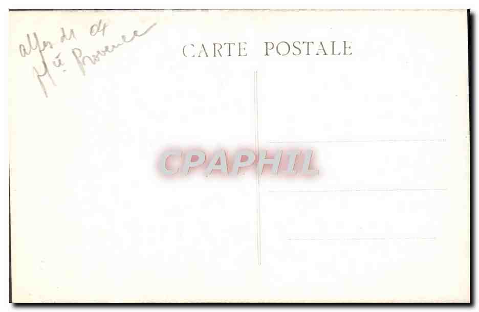 CPA Barles Les Clues — Rückseite