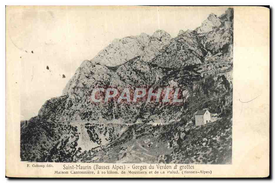 CPA Saint Maurin Gorges du Verdon et Grottes
