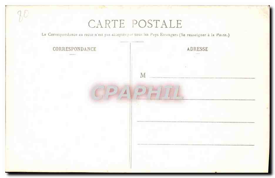 CPA Amiens Cathedrale Porche de Saint Firmin — Back