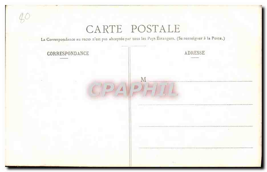 Amiens - Cathédrale, Porche St-Firmin (côté droit) — L. Caron, phot.-édit., Amiens, n° 181 — Achterkant