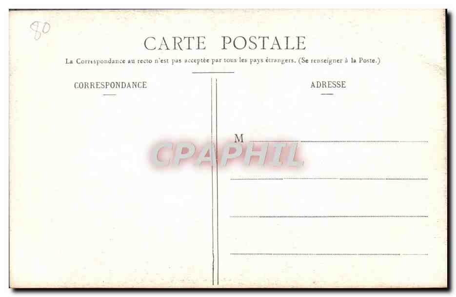 CPA Amiens Cathedrale Porche de Saint Firmin — Rückseite