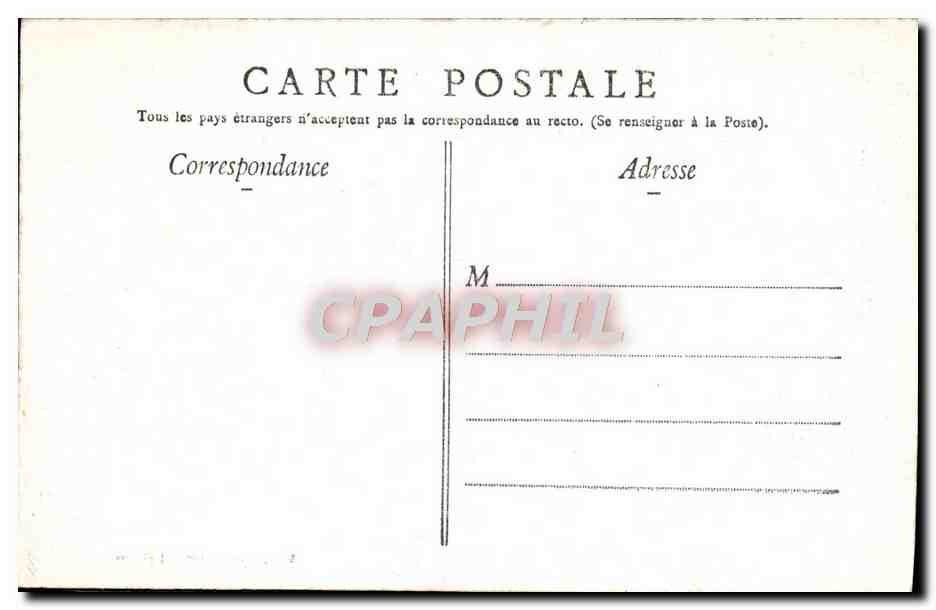 CPA Lourdes Basilique Prise de la Route de Pau — Verso