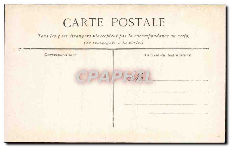 CPA Lourdes Grottes Basilique — Verso