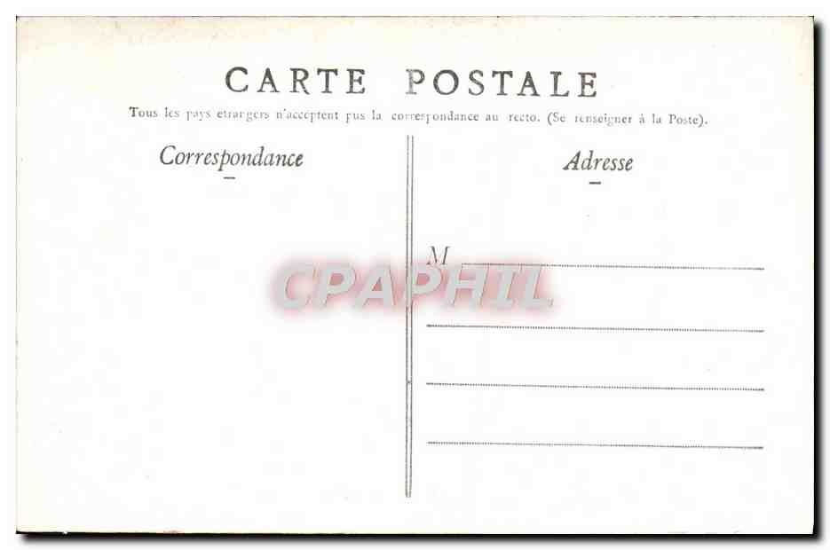 CPA Lourdes Saint Michel — Verso