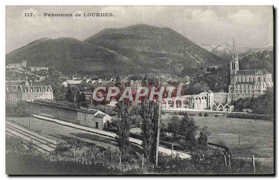 CPA Panorama de Lourdes