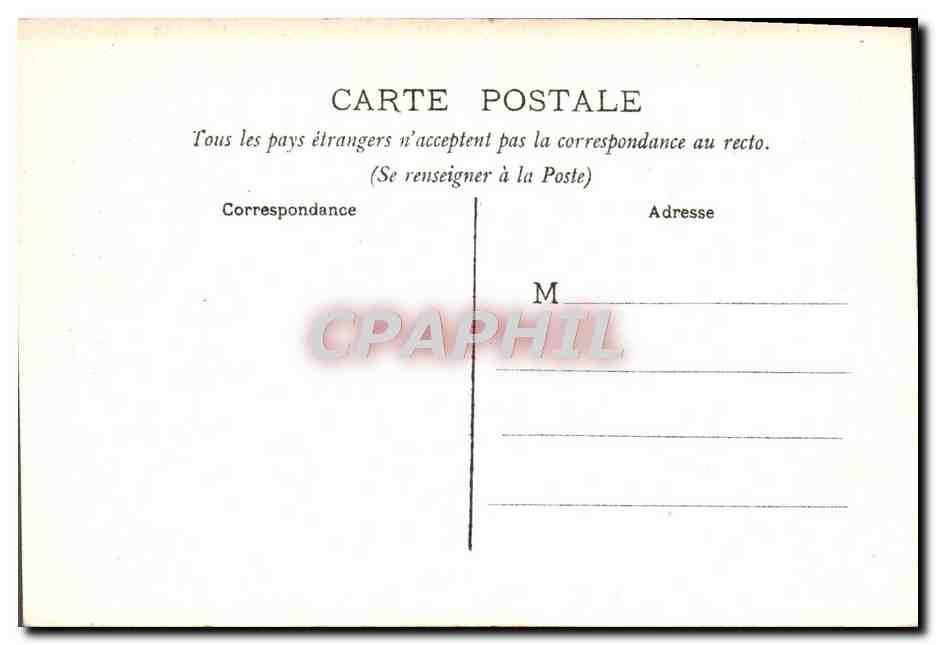 CPA Paris Une Ancienne rue de Montmartre Moulins a vent  — Rückseite