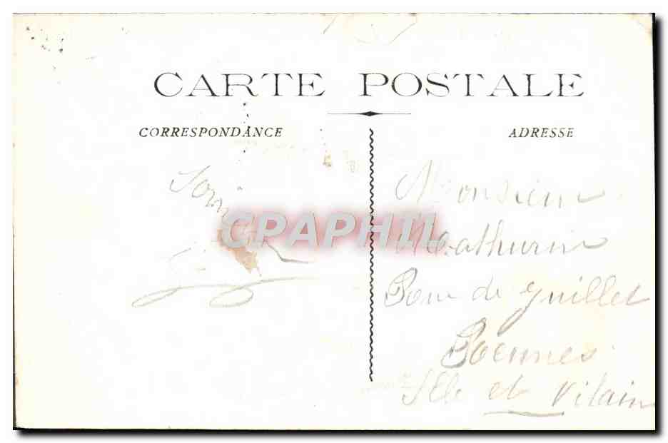 CPA Marseille La Cathedrale et la Joliette  — Rückseite