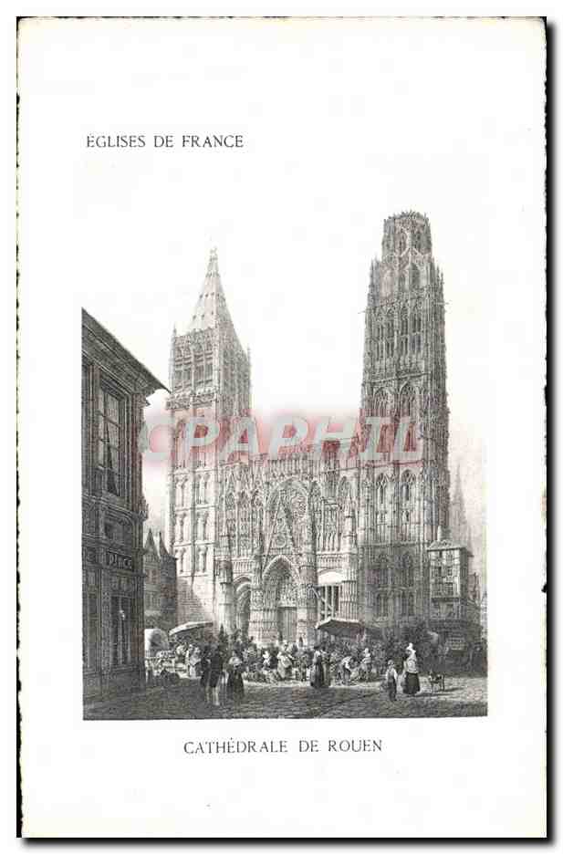 CPA Cathedrale de Rouen