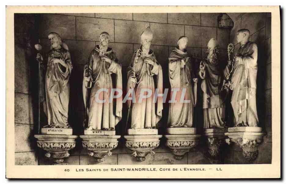 CPA Les Saints de Saint Wandrille Cote de L'Evangile