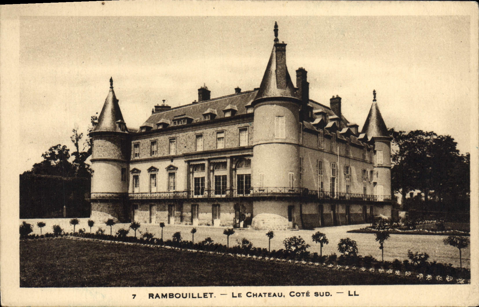 Rambouillet — El Castillo, Lado Sur — LL