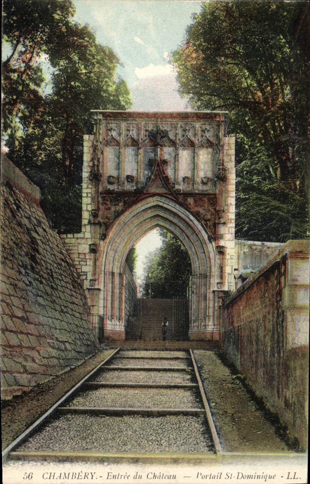 Chambéry — Eingang zum Schloss — Tor St-Dominique — LL