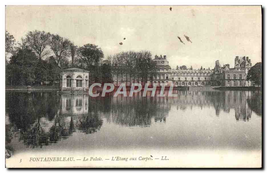 Fontainebleau — El Palacio — L'Etang aux Carpes — LL.
