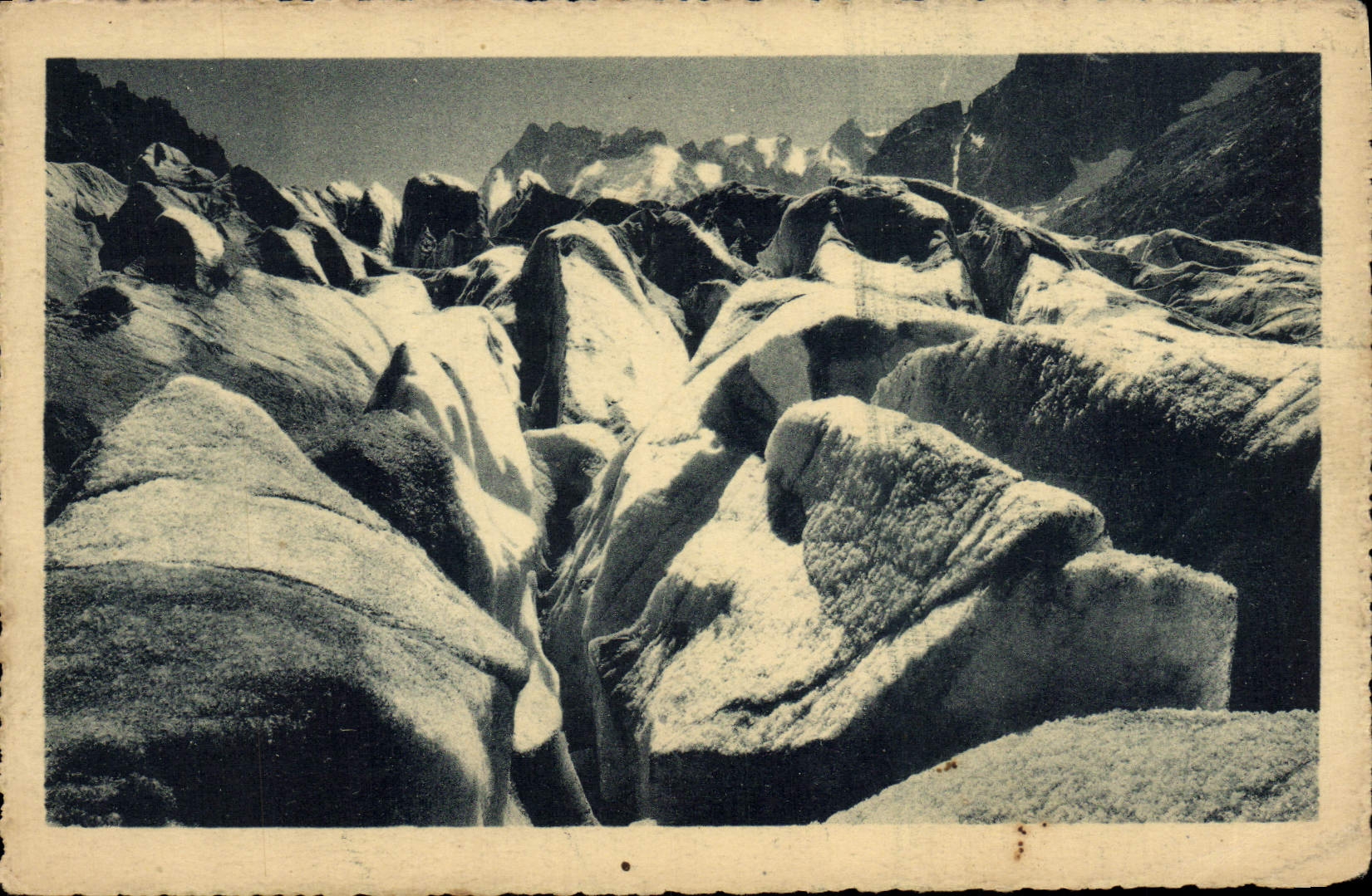 Chamonix — Risse der Mer de Glace — G. Tairras, Foto-Verlag