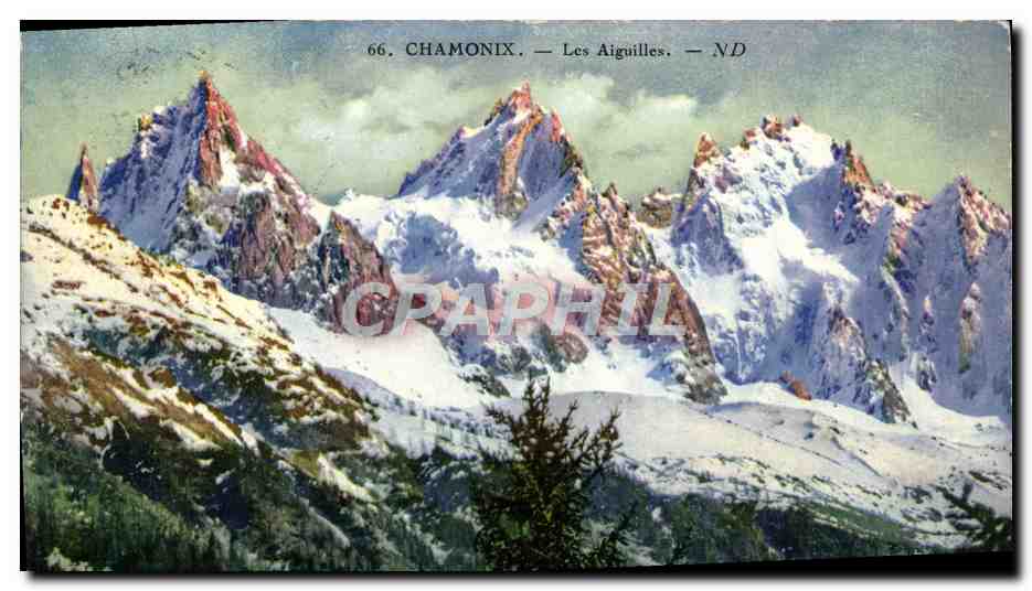 CPA Chamonix Les Aiguilles