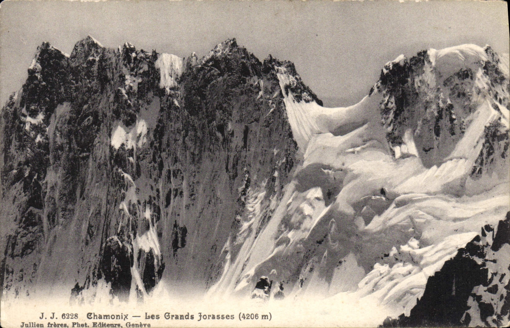 CPA Chamonix Les Grands Jorasses