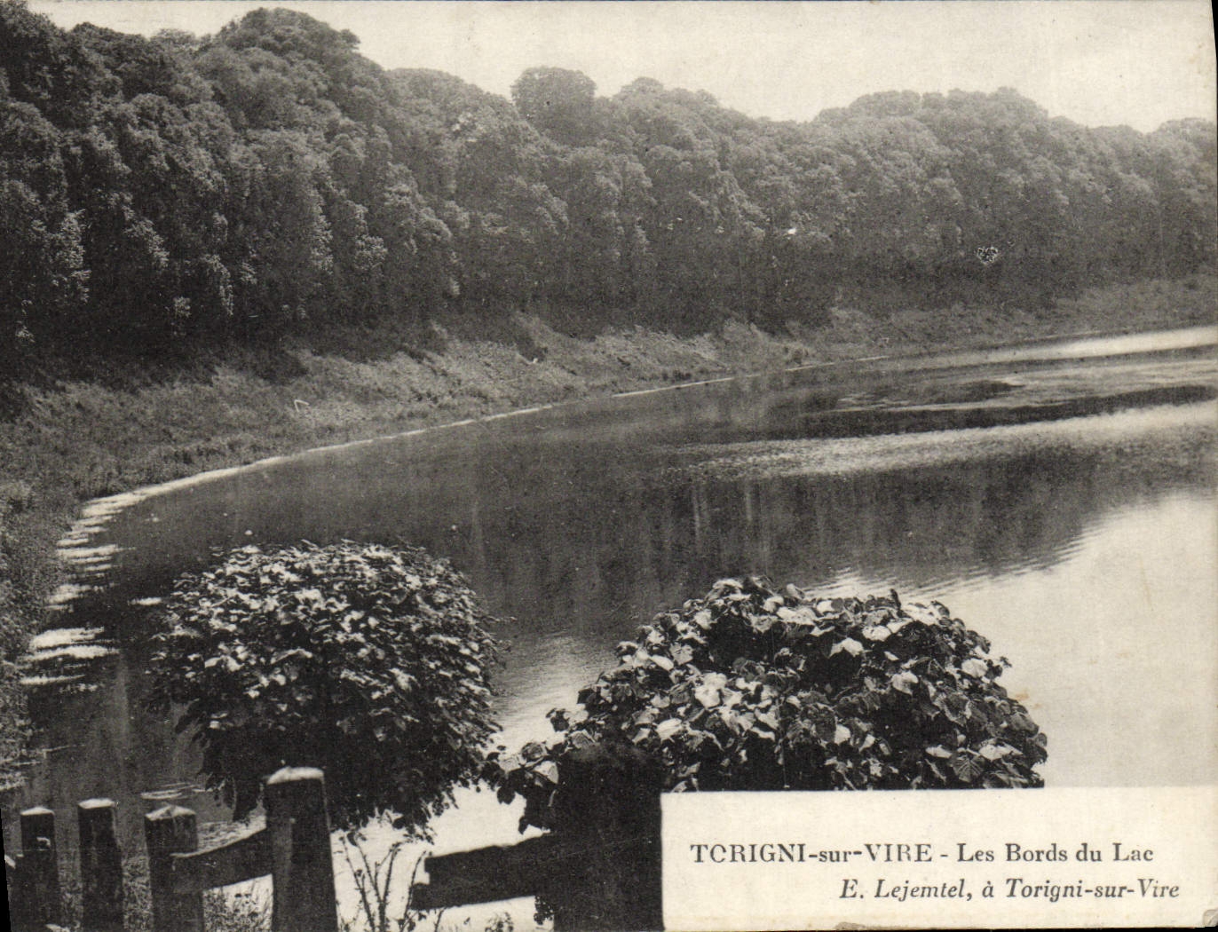 Torigni-sur-Vire — Les Bords du Lac — E. Lejemtel, à Torigni-sur-Vire