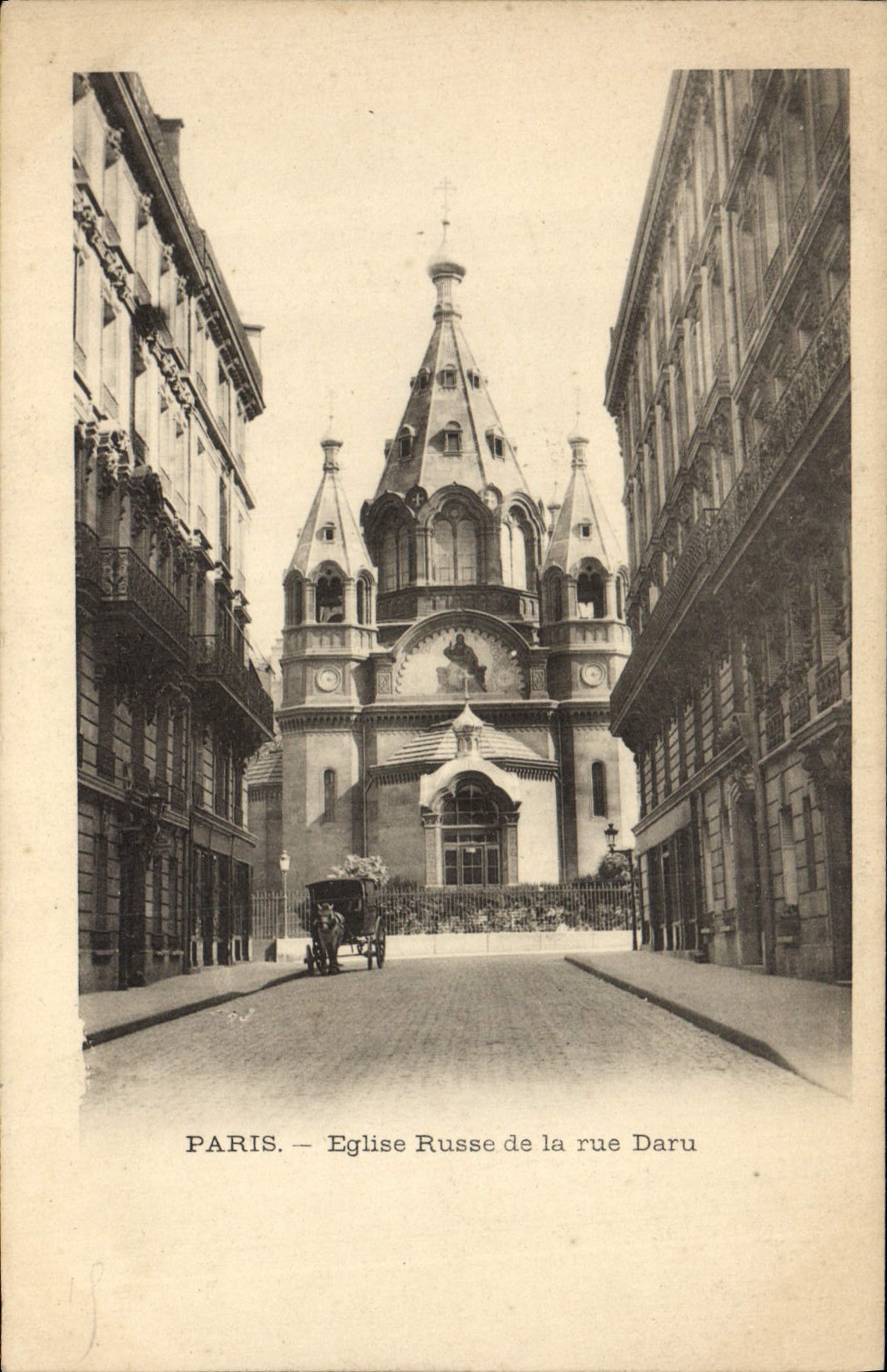 CPA Paris Eglise Russe de la Rue Daru Russie Russia
