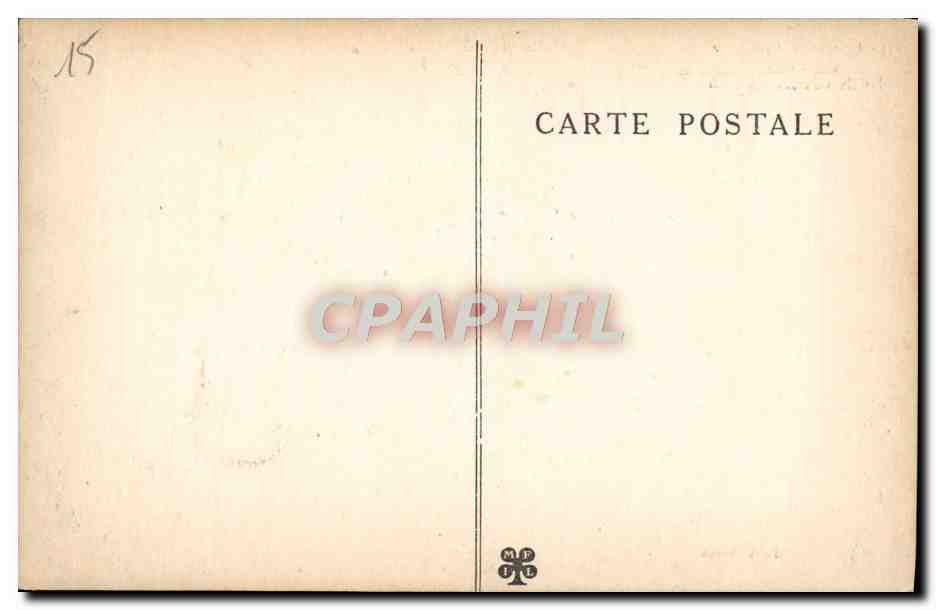 CPA Le Cantal Pittoresque Environs de Chaudesaigues Chateau de Montvallat — Rückseite