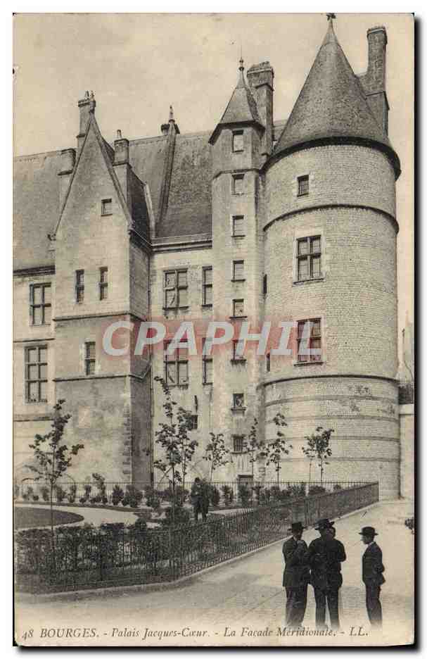 Bourges - Palais Jacques-Cœur - La Façade Méridionale - LL.