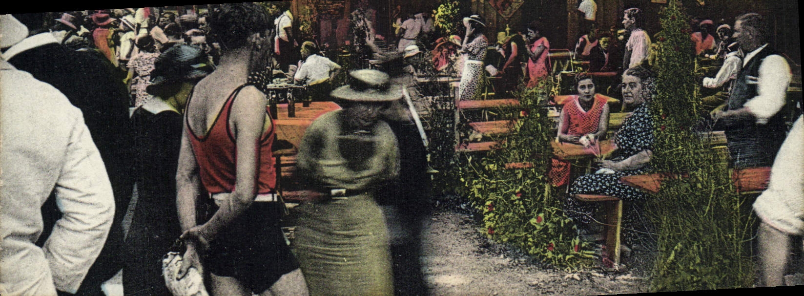 Châteauneuf-sur-Cher — Boisereau-Plage — La buvette champêtre — Foto Ombier Macon