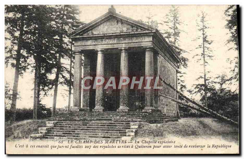 Le Champ des Martyrs — La Chapelle expiatoire — Arland et Noyon (Aisne)