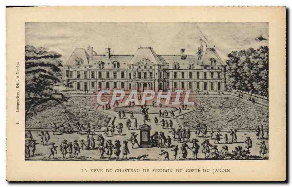 CPA Veve De La Grotte de Meudon Du Coste du Jardin