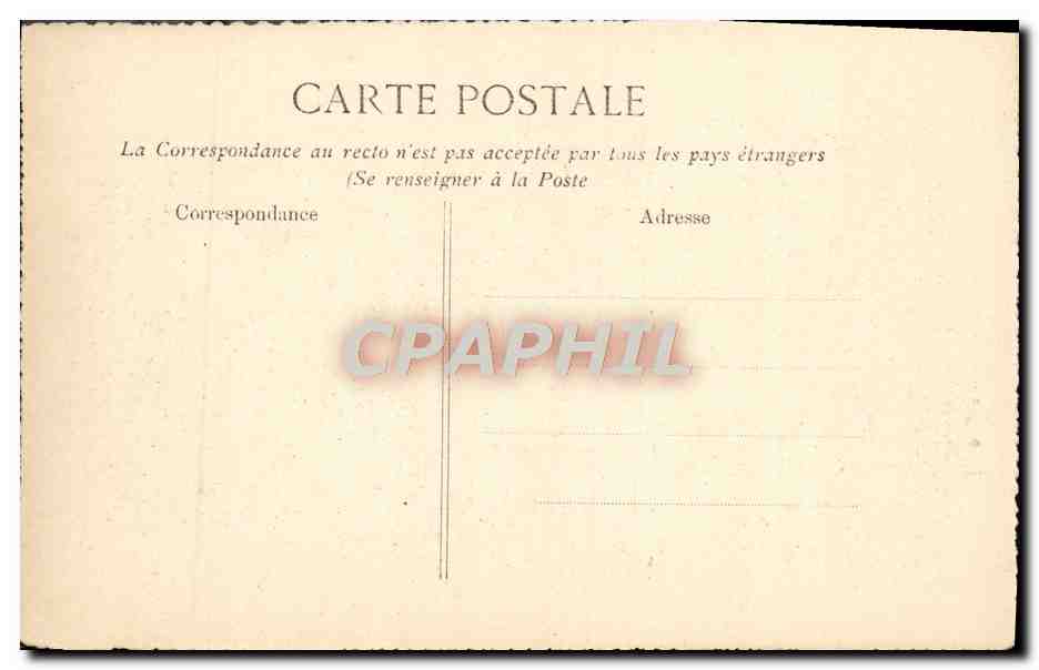 CPA Veve De La Grotte de Meudon Du Coste du Jardin — Rückseite