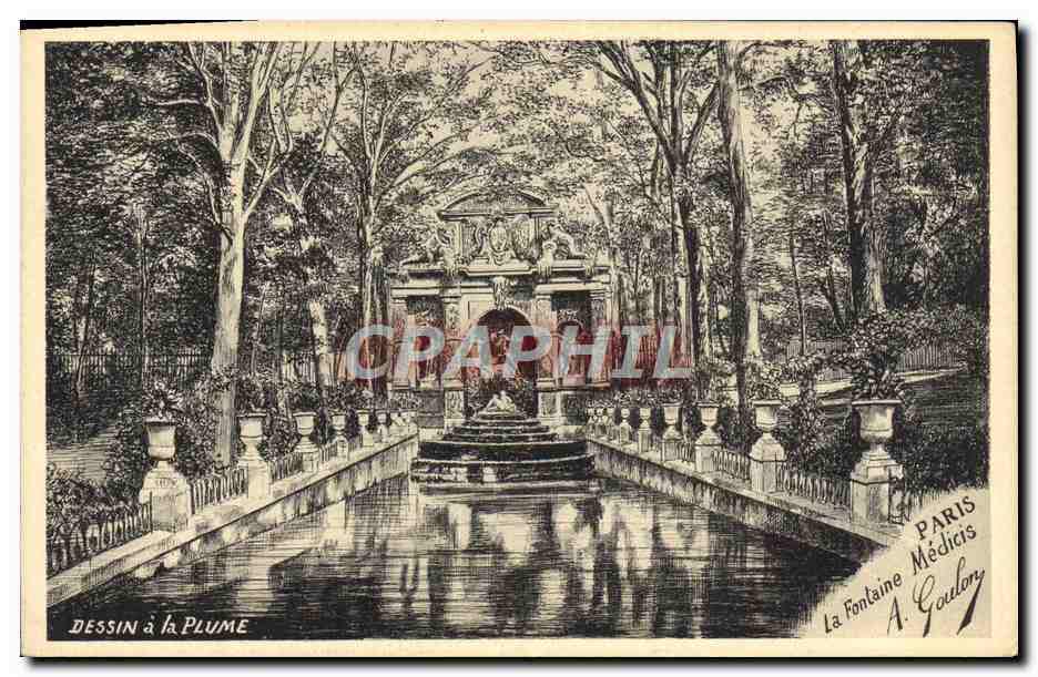 CPA Paris La Fontaine Medicis