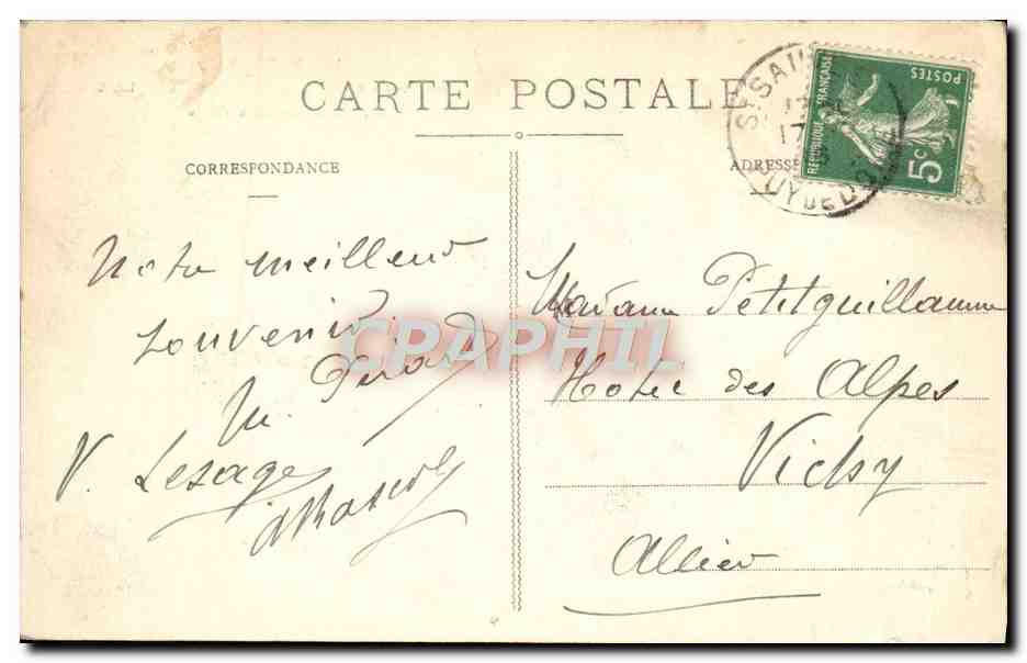 Auvergne - Puy-de-Dôme - Umgebung von Mont-Dore - Le Sancy - Endpunkt der Straße — Rückseite