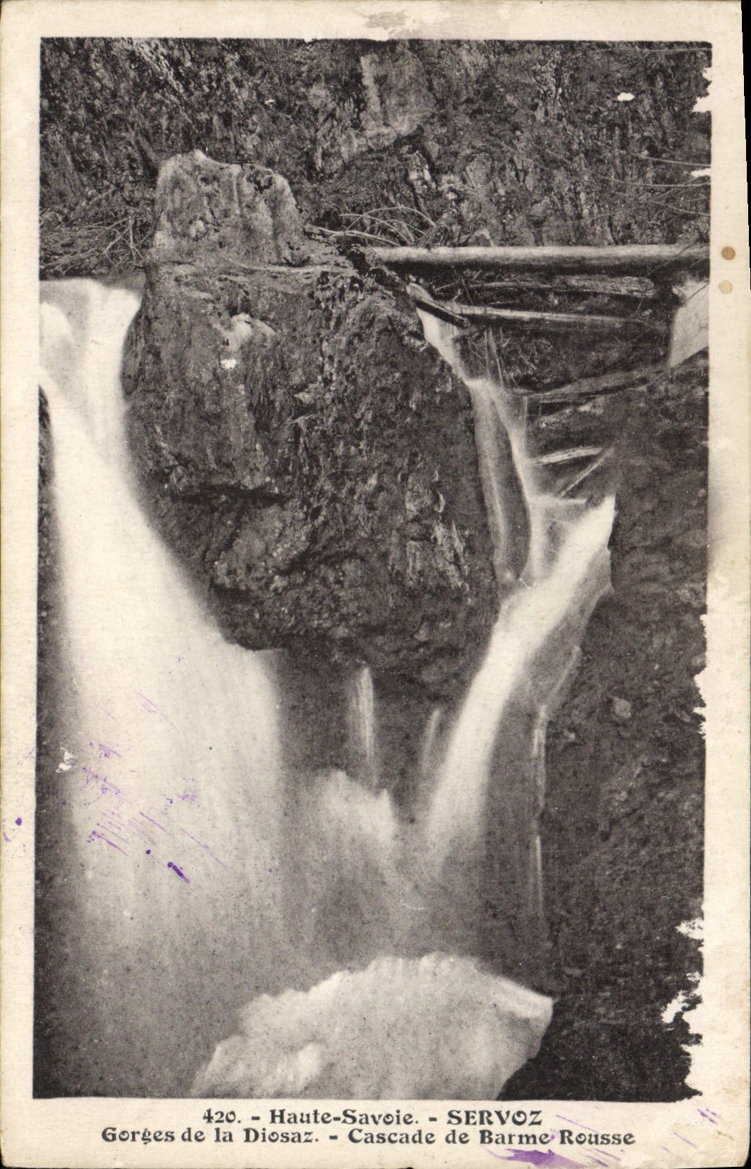 Gorges de la Diosaz - Cascade de Barme Rousse - Haute-Savoie - SERVOZ