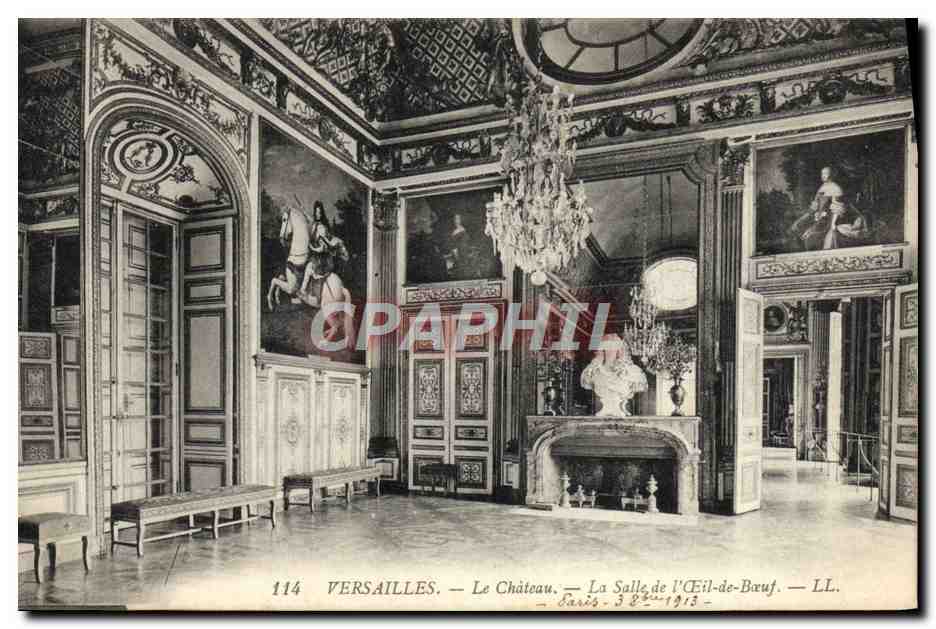 CPA Versailles Le Chateau La Salle de l'Oeil de Boeuf
