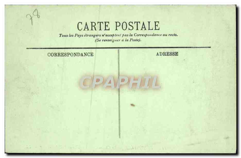 CPA Versailles Le Chateau La Salle de l'Oeil de Boeuf — Verso