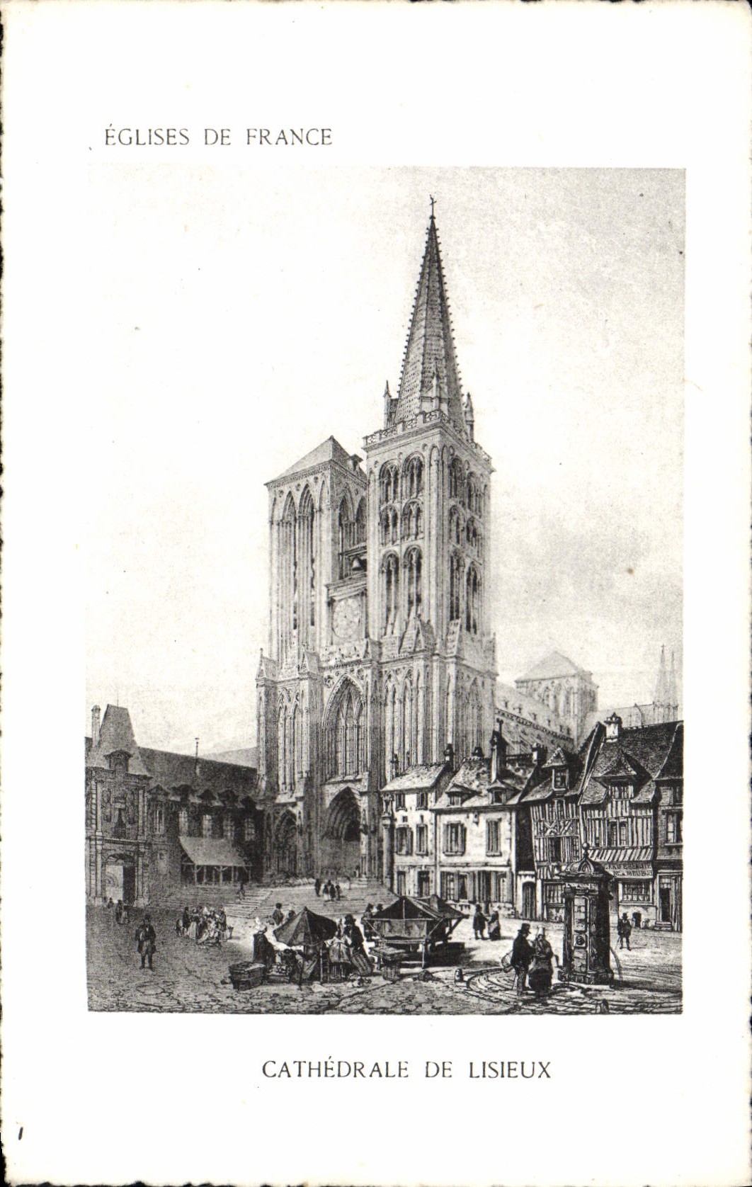 Cathédrale de Lisieux — Églises de France — Éditeur non identifié, n° de série 14