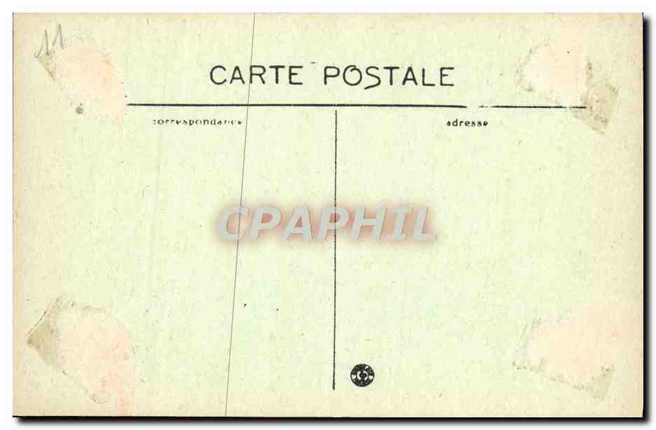 CPA La Cite de Carcassonne Vue Generale de l'Ouest — Rückseite
