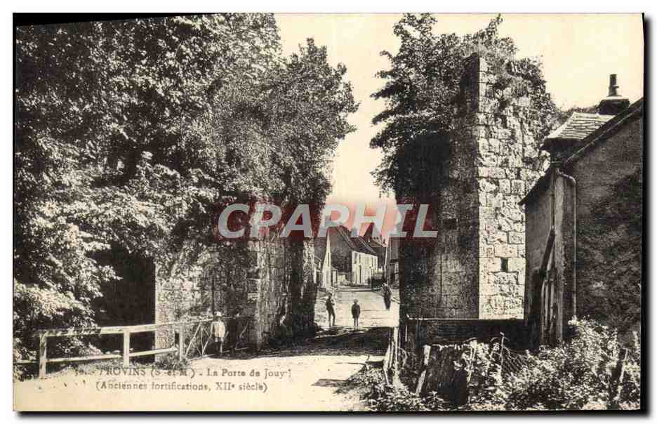 CPA Provins La Porte de Jouy Anciennes fortifications