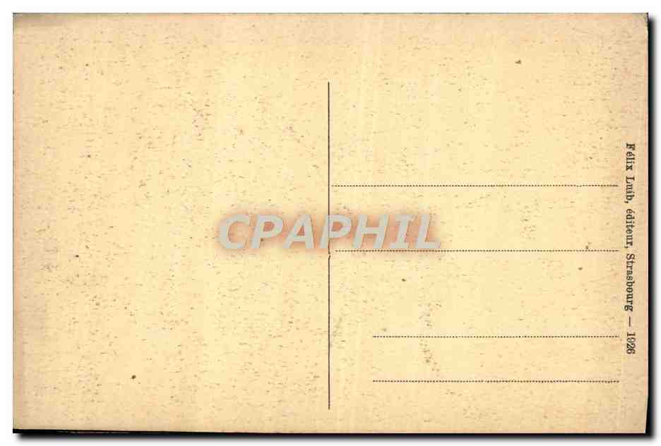 CPA Couvent Sainte Odile — Verso