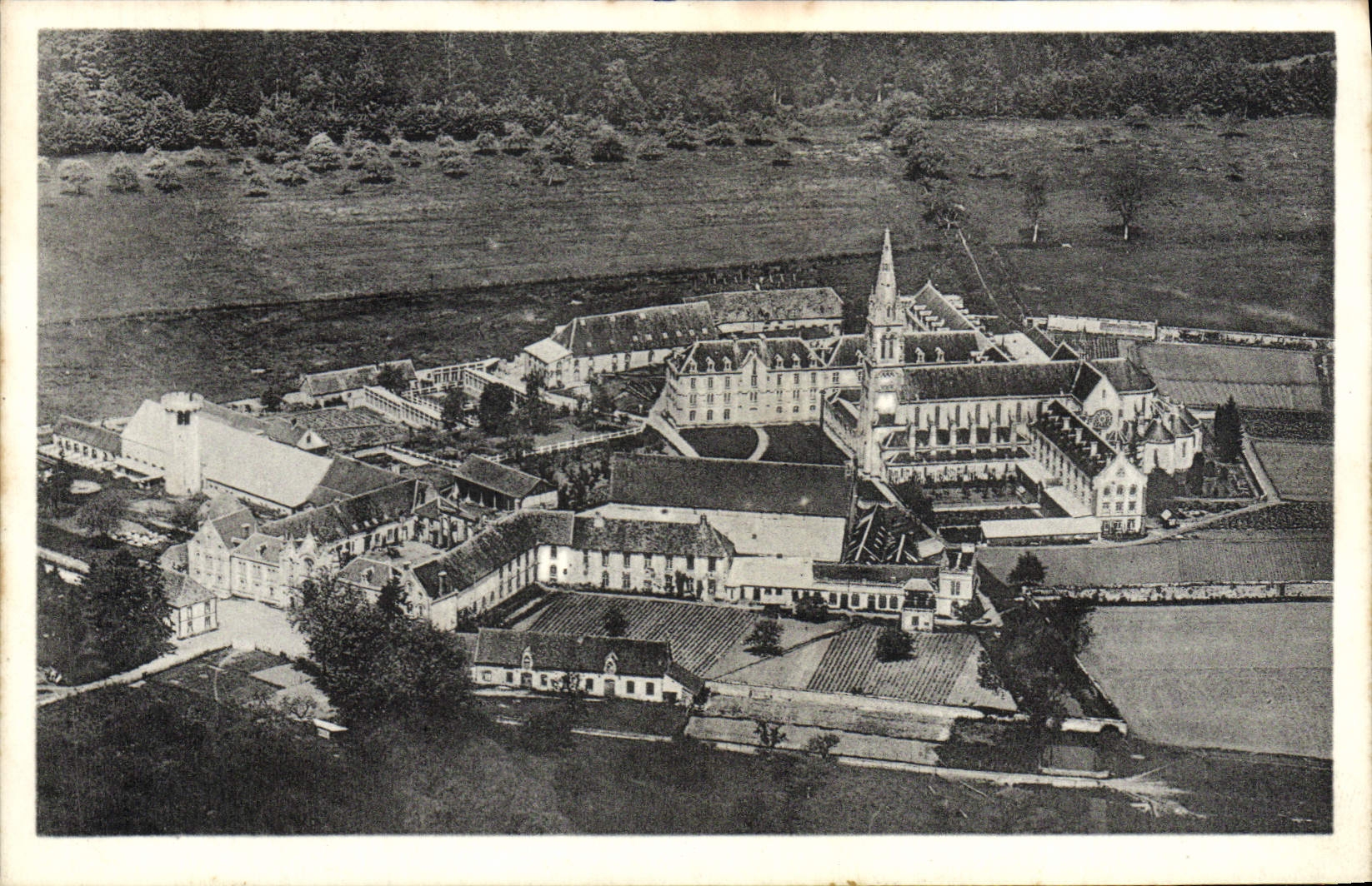 CPA Abbaye Notre Dame de la Grande Trappe Vue de Cote Soligny la Trappe