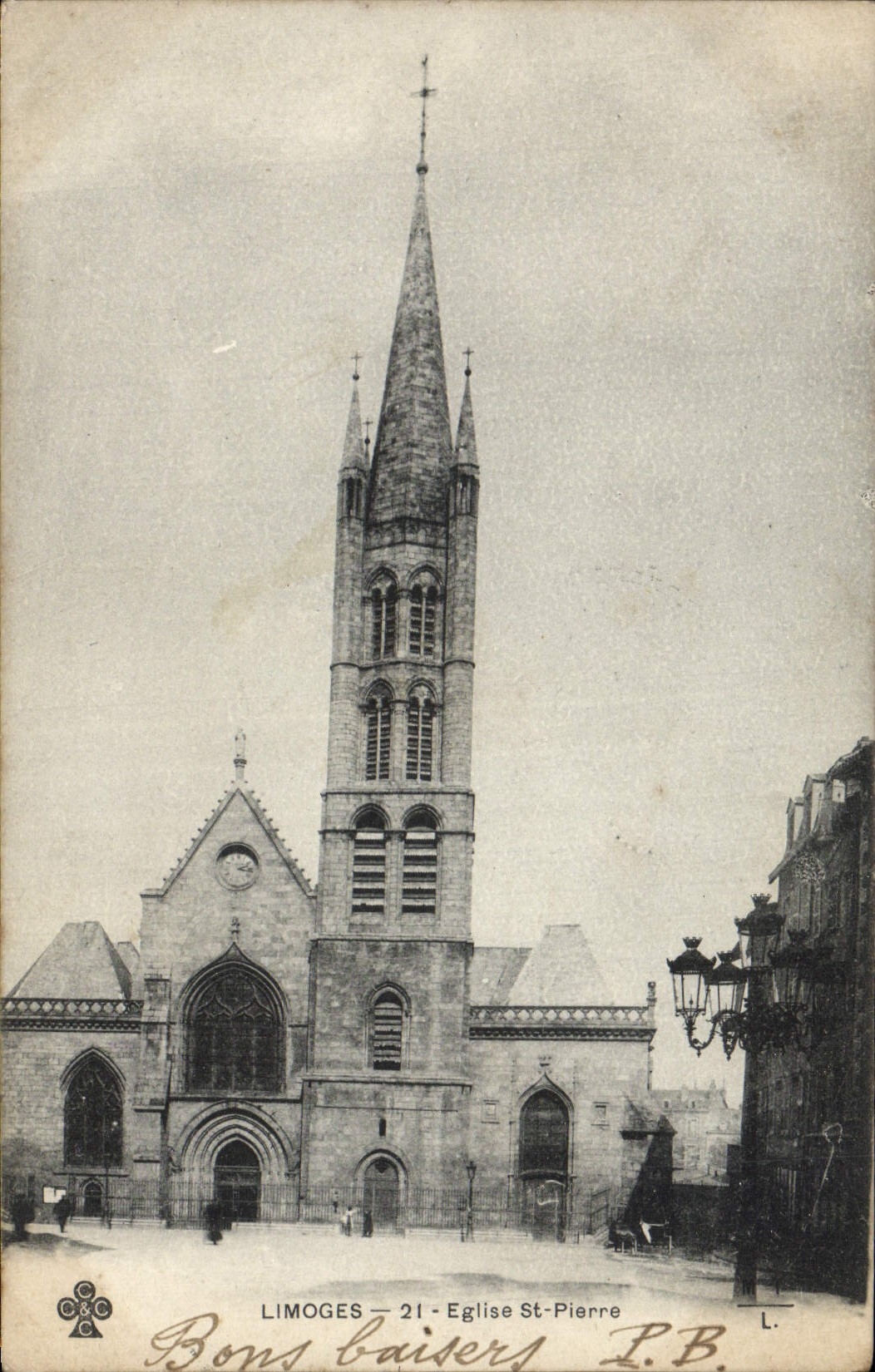 CPA Limoges Eglise Saint Pierre