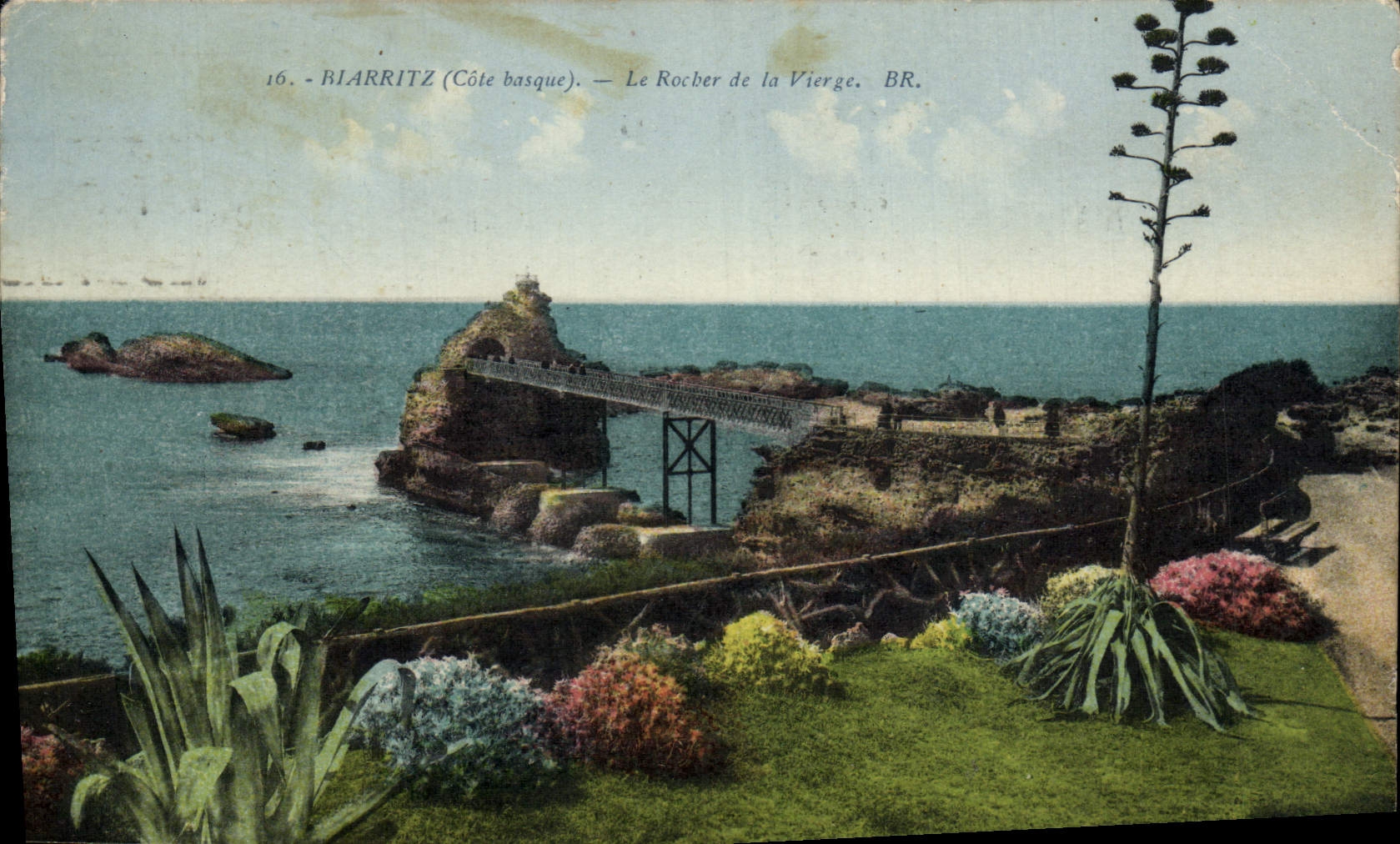 CPA Biarritz Le Rocher Le Rocher de la Vierge