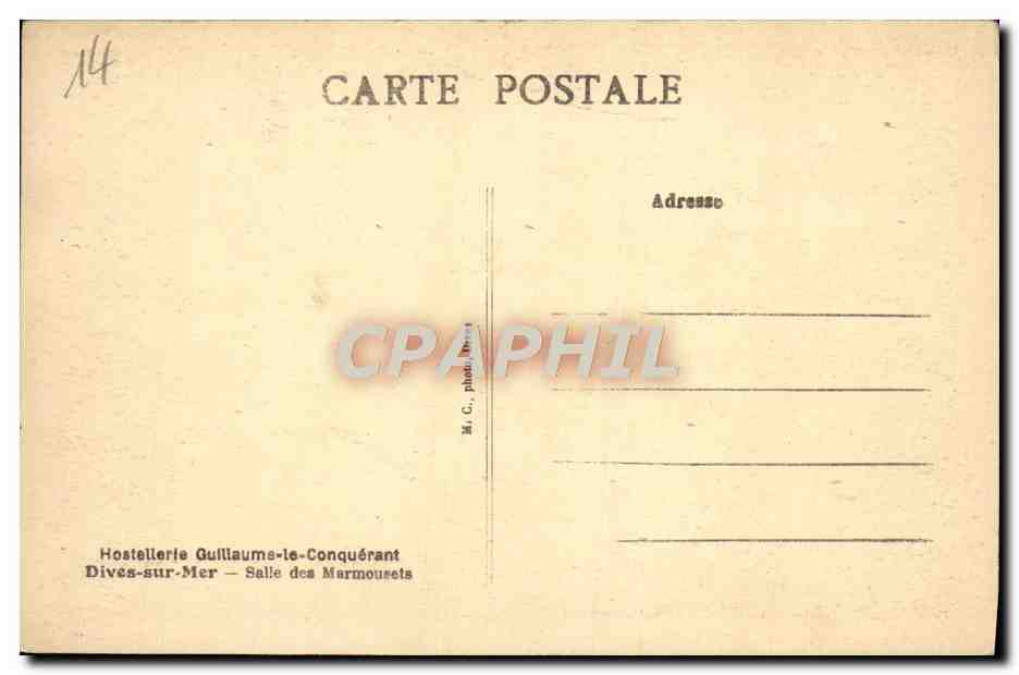 Salle des Marmousets — Dives-sur-Mer — Hostellerie Guillaume-le-Conquérant — Reverso
