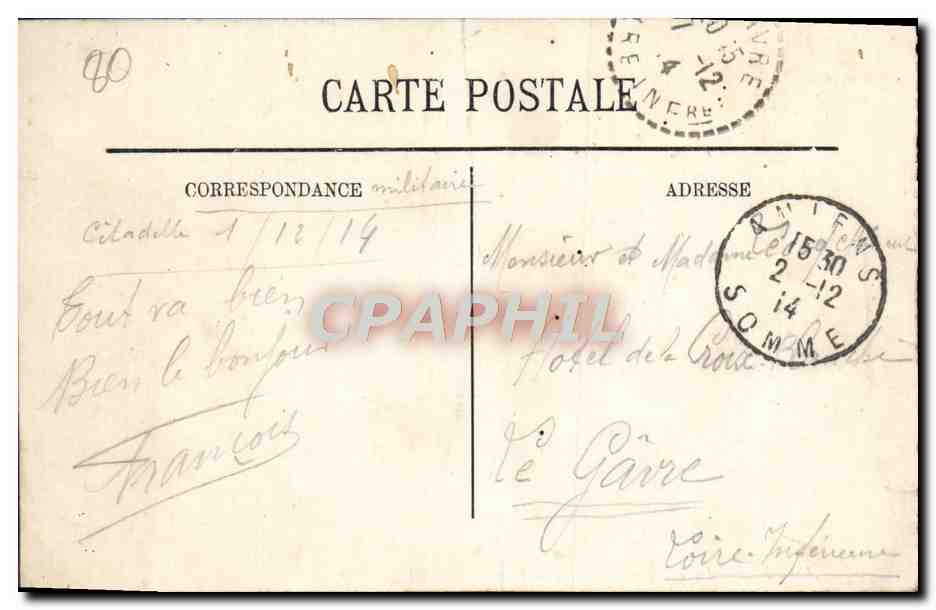Amiens — La Rue des Tanneurs — LL. n°58 — Back