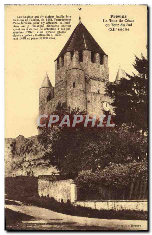 Provins — La Tour de César ou Tour du Pol (XIIe siècle) — Éditeur : Ratt du Briard
