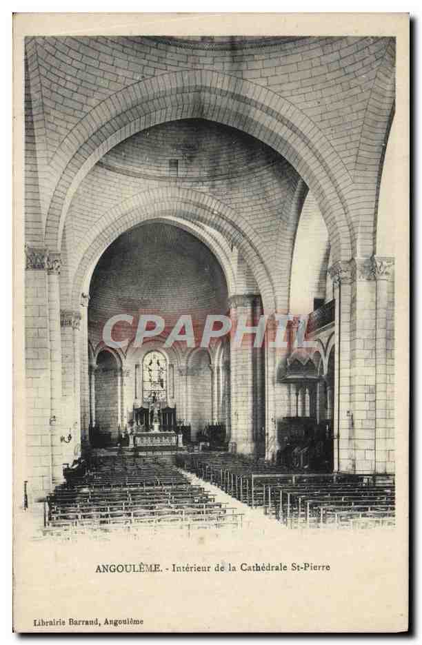 Angoulême - Intérieur de la Cathédrale St-Pierre — Librairie Barrand, Angoulême