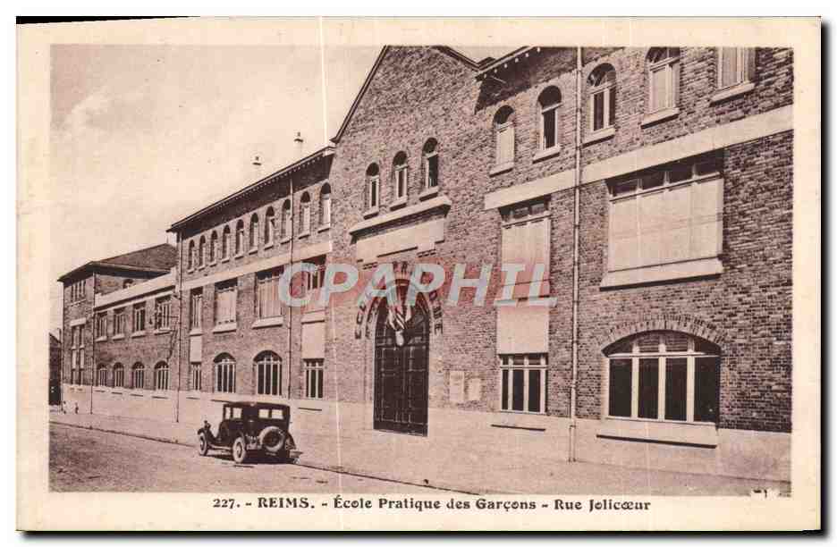 CPA Reims Ecole Pratique des Garcons Rue Joliceur 