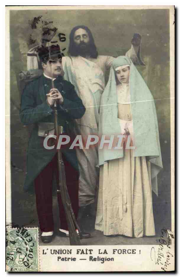 L'UNION FAIT LA FORCE ! — Patrie — Religion — éditeur non visible