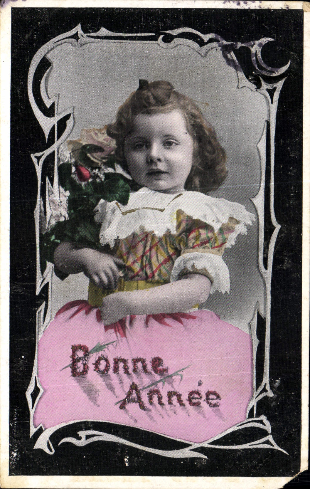 CPA Fantaisie Enfant Bonne Annee