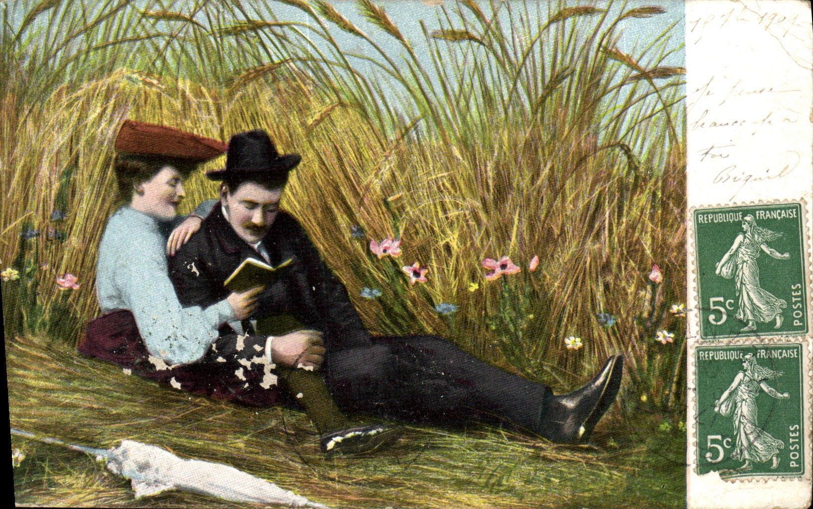 CPA Fantaisie Femme 