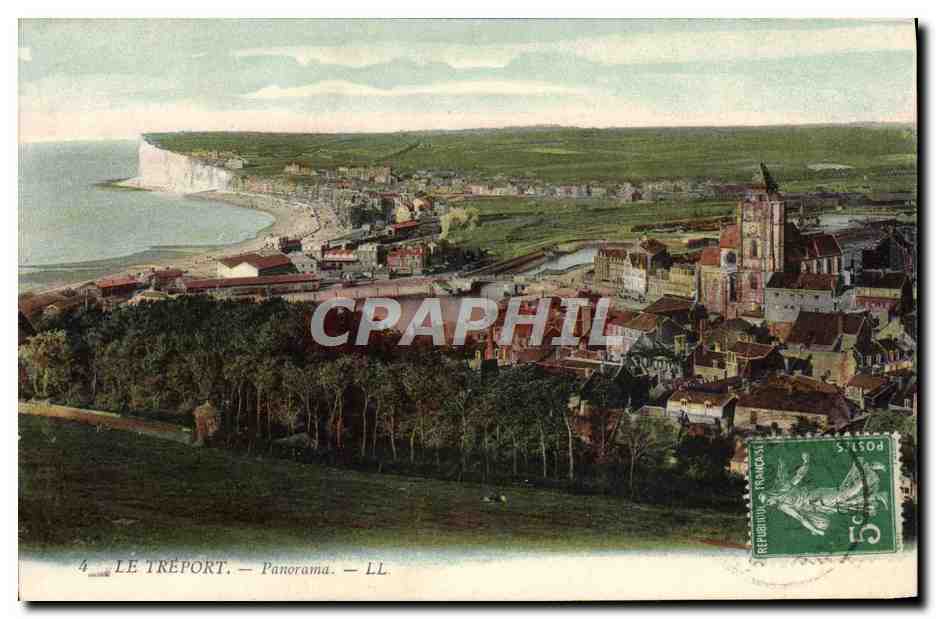 CPA Le Treport Panorama 