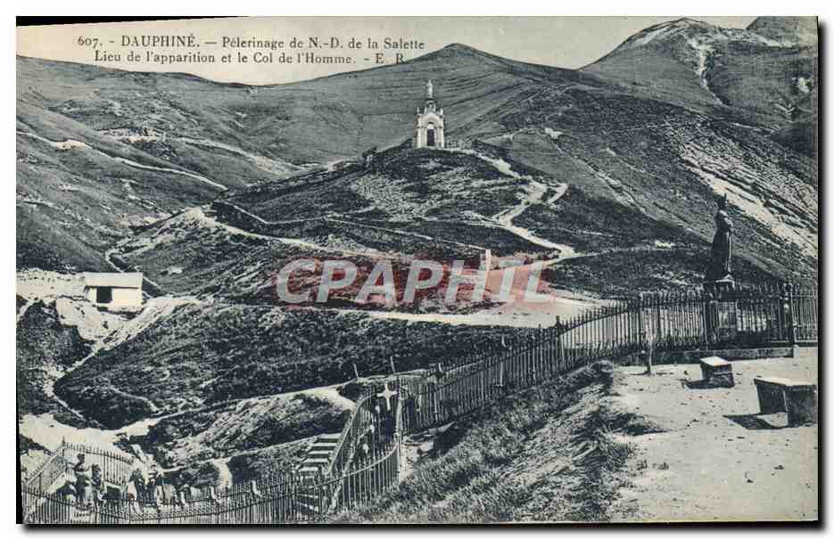 Dauphiné — Pilgerreise zur Notre-Dame de la Salette — Ort der Erscheinung und Col de l'Homme — E. B. n° 607